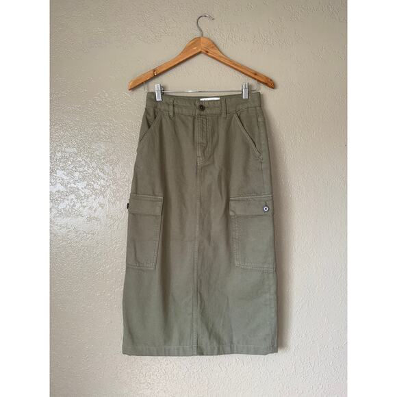 Reformation Maggi Cargo Midi Skirt 24 / Small - Picture 3 of 8
